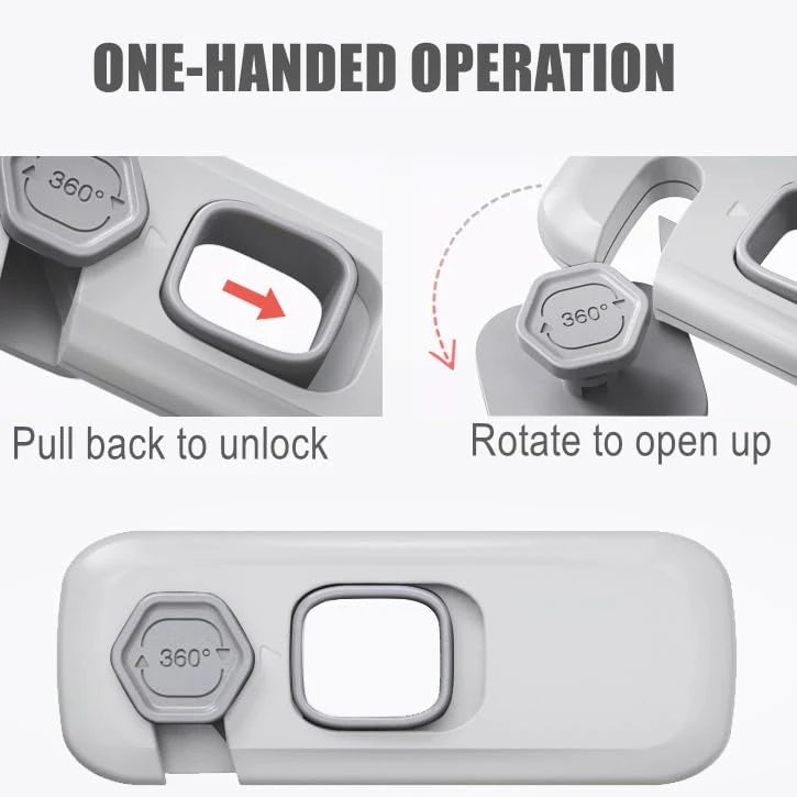 5-Pack Refrigerator Locks for Kids | Baby Safety