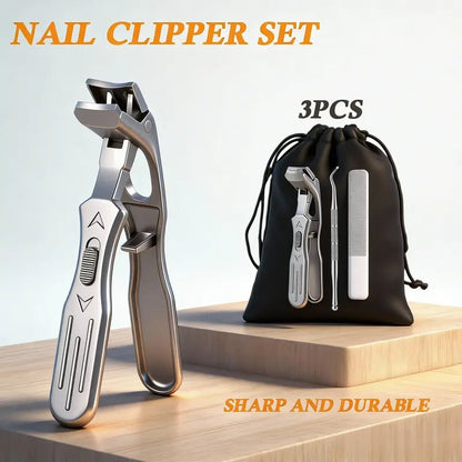 Ergonomic Curved Nail Clipper Set for Easy Care ✂️✨