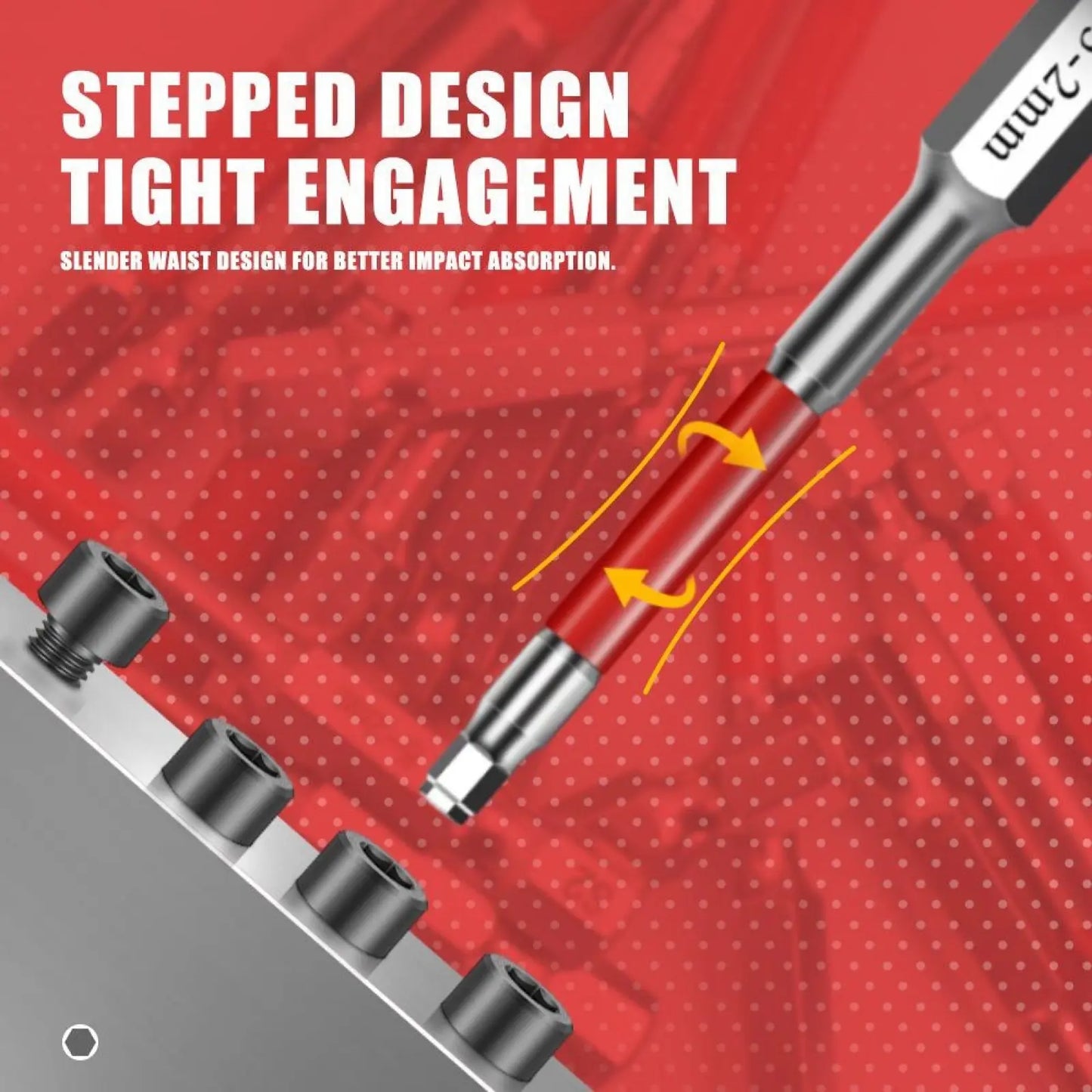 🔩 S2 Steel Hex Bit Set | Magnetic No-Slip Screwdriver Bits ✨