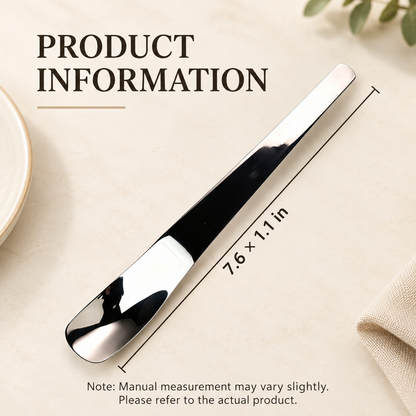 🥄316L Stainless Steel Dessert Spatula - Suitable for ice cream, cakes, and yogurt