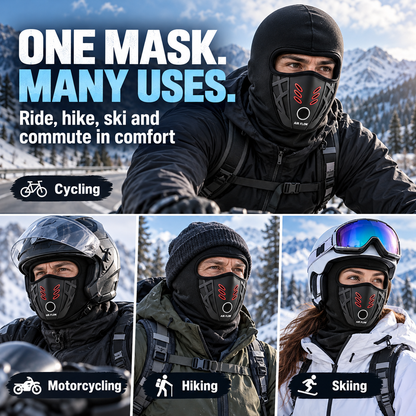 ❄️Warm fleece fabric balaclava face mask