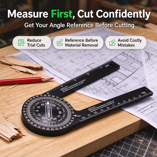 360° AdAdjustable Woodworking Angle Finder