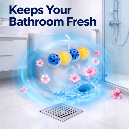 Bathroom refreshing cleaning ball(3Pcs)