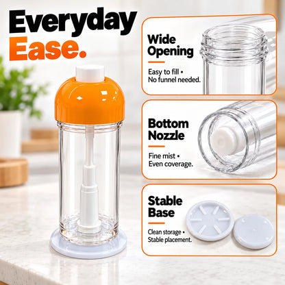 Press-to-Spray Kitchen Bottle 🧴 Even Oil & Vinegar