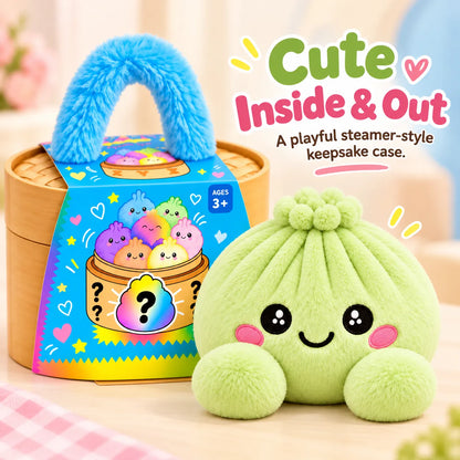 🥟 Rainbow Dumpling Plush Blind Box 🌈 – Cute Mystery Stuffed Toy