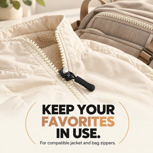 Zipper Repair Slider – No-Sew Screw-On for #3 & #5 Zippers 🧵