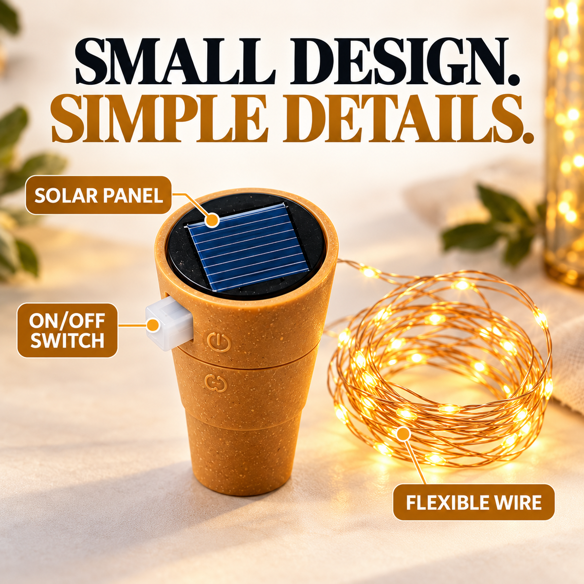 ☀️ Solar Bottle Cork Fairy Lights 🍾 Turn Empty Bottles into Cozy Decor ✨