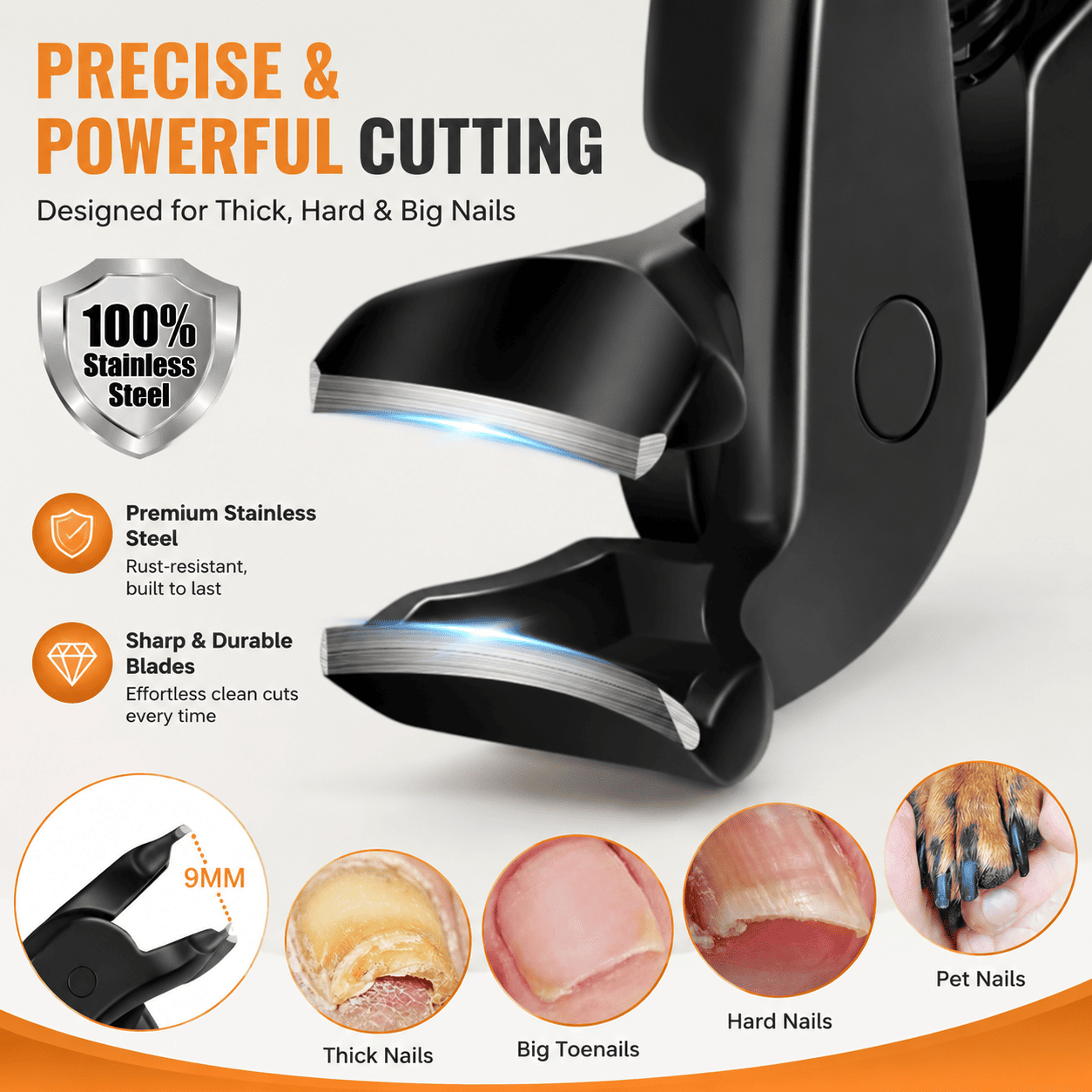 ✂️Professional Extra Long Handle Nail Clippers for Thick & Fungal Nails✨