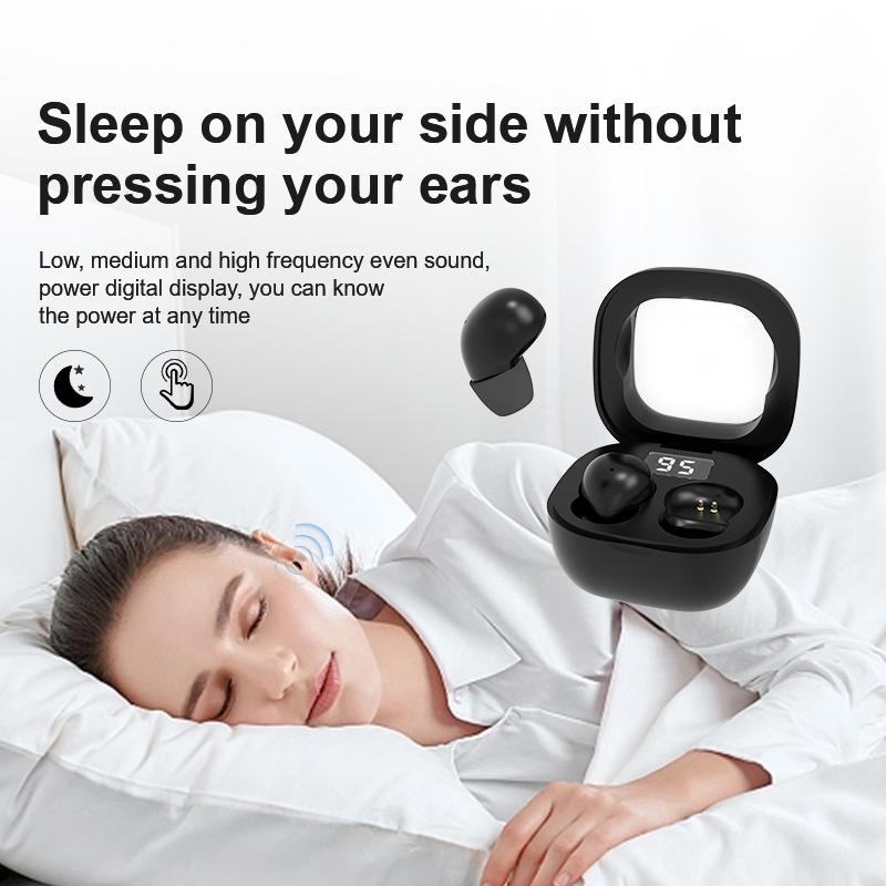 😴 Mini Invisible Sleep Earbuds – Bluetooth 5.4 True Wireless Headphones 🎧