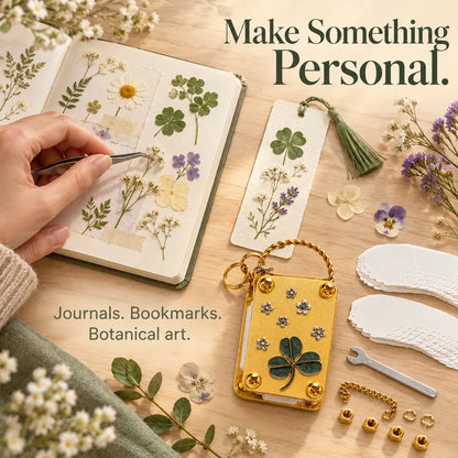 Mini Flower Press Kit 🌸 Press Petals & Clovers on the Go