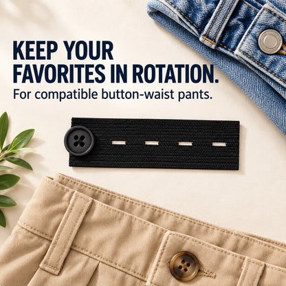 ✨ Waistband Extender for Jeans & Pants — No Sewing