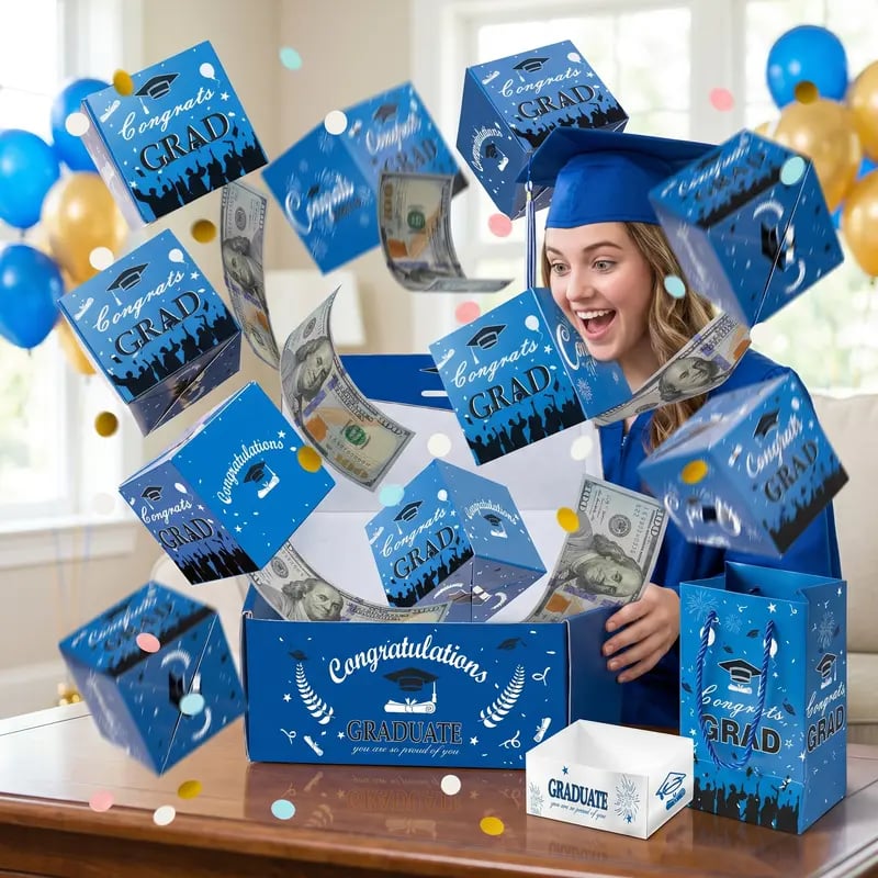 🎓✨ 2026 Graduation Pop-Up Surprise Gift Box – Wow Effect!