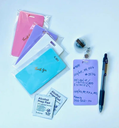 🩺Erasable Badge Note(🖊️Write. Wipe. Repeat.)