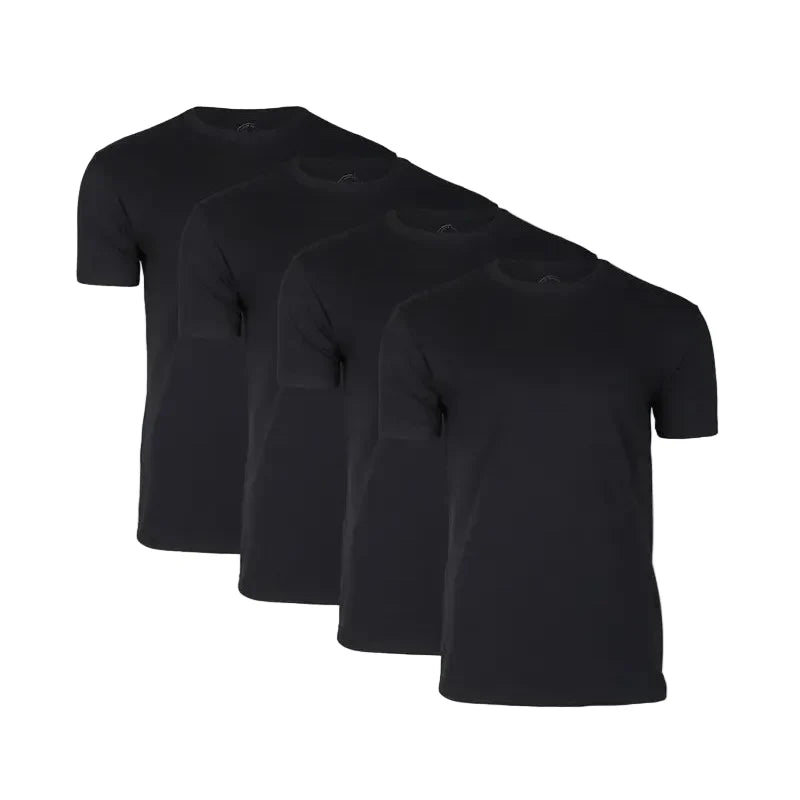 🧵 True Classic Men’s 4-Pack Short Sleeve Crew Neck T-Shirts