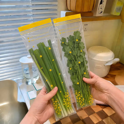 🌿Reusable thickened double-layer food-grade plastic airtight food storage bags