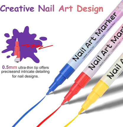 💅 Nail Markers for Nail Art – Easy Creative Designs ✨
