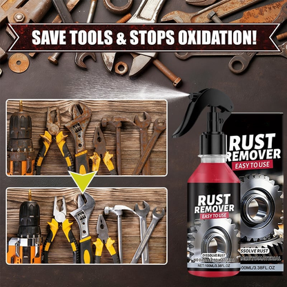 NANO METAL RUST REMOVER POLISHING SPRAY FOR TOOLS, CARS, BIKES, GRILLS, BOLTS, FIREARMS & MORE