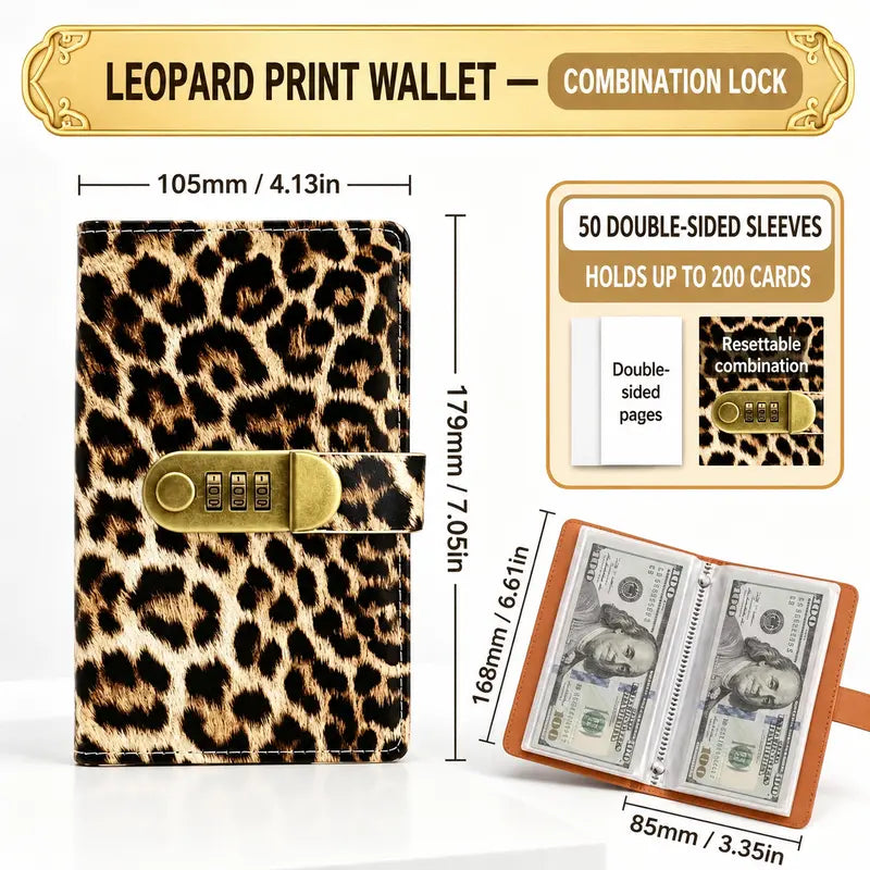 Combination Lock Cash Binder – A6 Budget Organizer