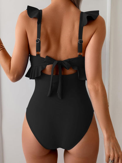 Women's Ruched Tummy Control One-Piece Swimsuit 🌊👙