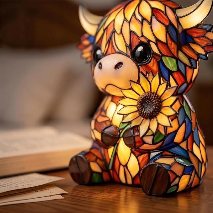 🐂Memorial Day 60% OFF-🌻Creative Highland Cow LED Night Light