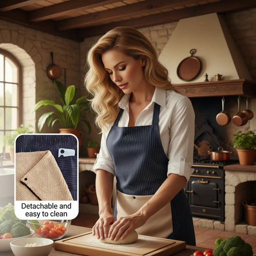 waterproof-kitchen-apron-detachable-snap-towel-dual-pockets-3-layer-spill-protection-1425
