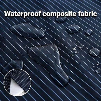 Waterproof Kitchen Apron – Detachable Snap Towel, Dual Pockets & 3-Layer Spill Protection