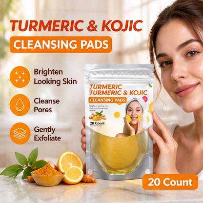Turmeric & Kojic Acid Resurfacing Exfoliating Pads – Moisturizing Pads