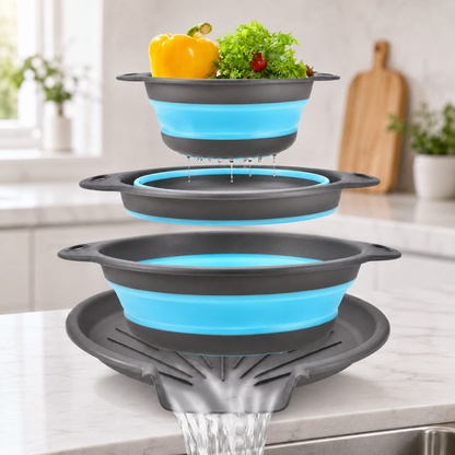 🌊Foldable Drain Basket Set - with Drain Base