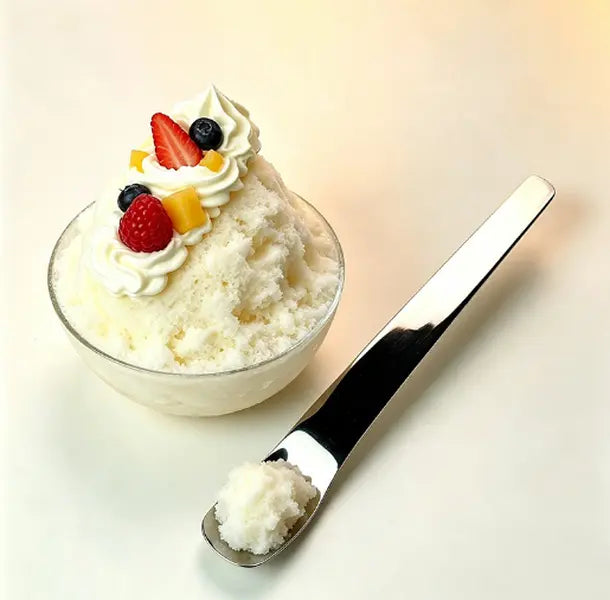 🥄316L Stainless Steel Dessert Spatula - Suitable for ice cream, cakes, and yogurt