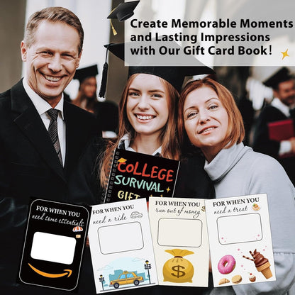 🎓 College Survival Gift Card Book 📚 Surprise on Every Page