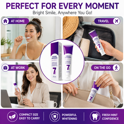 Probiotic Intense Whitening Toothpaste - 7-Day Stain Removal & Fresh Breath ✨