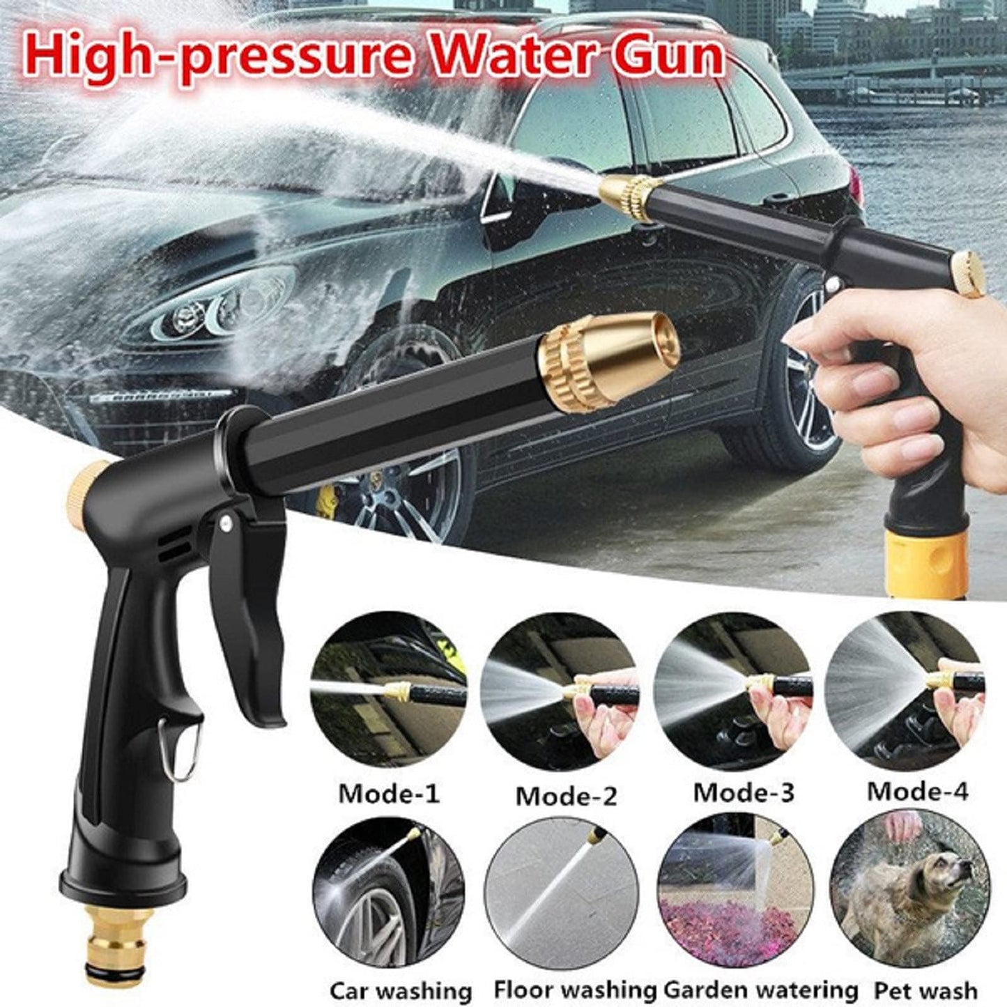 💦 High Pressure Water Sprayer – Car & Garden Cleaner ✨
