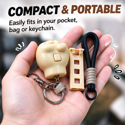 Funny Pop-Up Middle Finger Prank Keychain Set