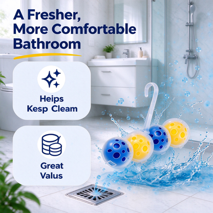Bathroom refreshing cleaning ball(3Pcs)