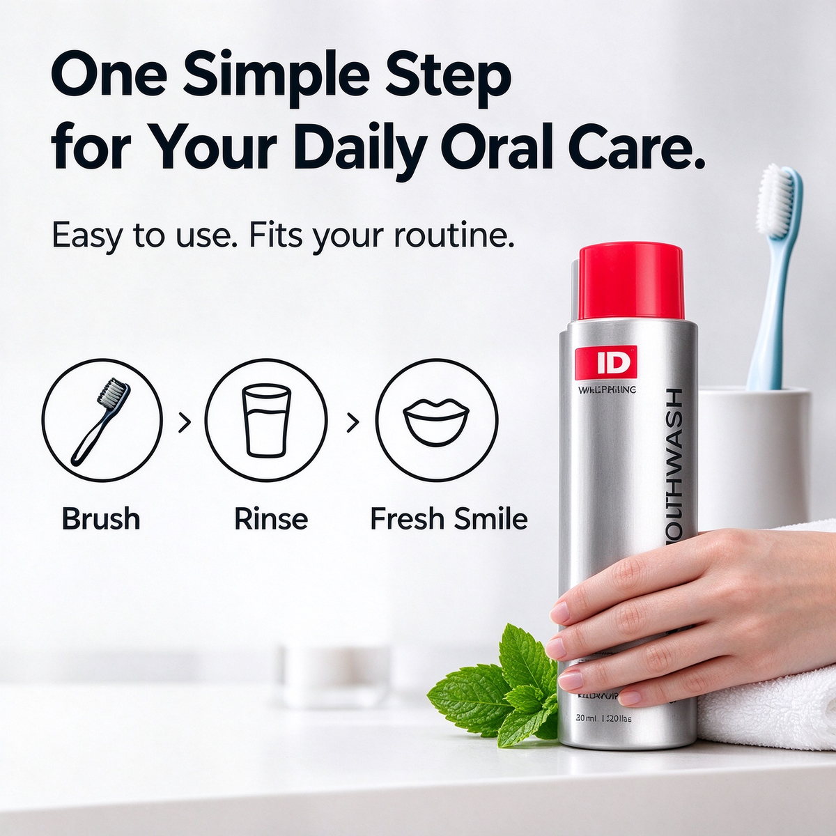 Stain-Removing Whitening Mouthwash