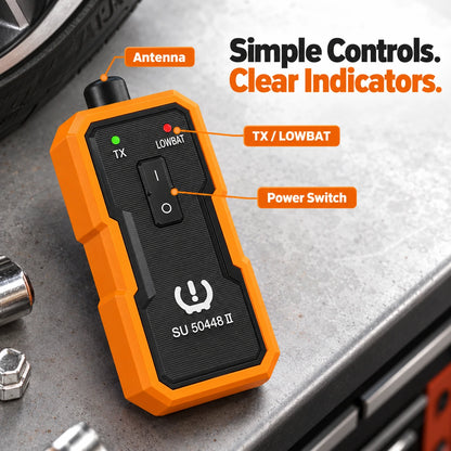 SU-50448 II TPMS Relearn Tool – Ready for Tire Rotation 🛞