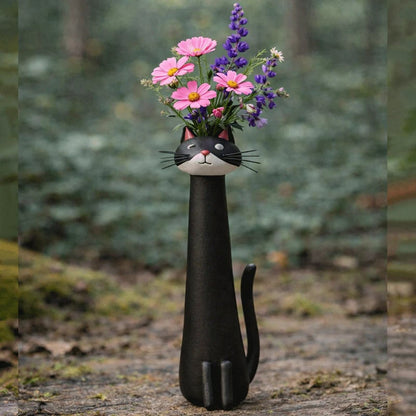 🐱 Quirky Cat Vase 🌸 Cute Home Decor