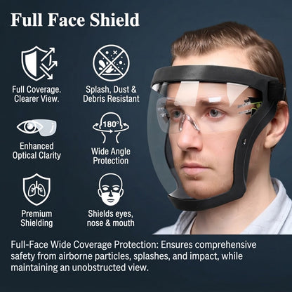 Unisex Full Face Safety Headgear For Cycling & Work