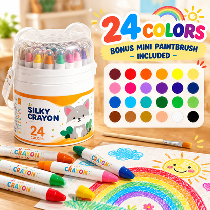 🎨 Washable Silky Twist-Up Crayons