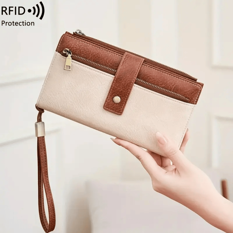 women-s-long-wallet-stylish-clutch-elegant-solid-color-rfid-blocking-leather-wallet-3588