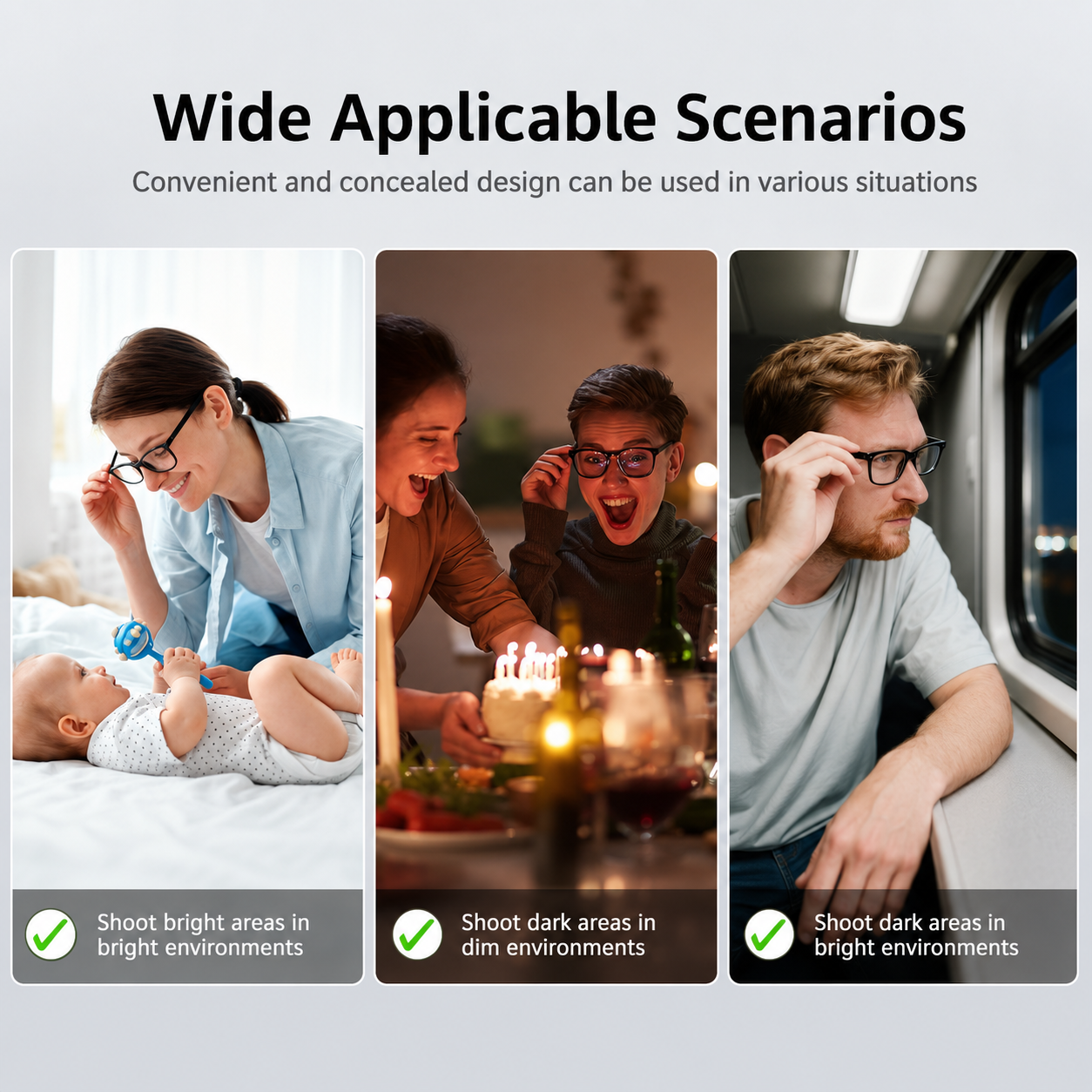 LED Light Blocking Stickers for Smart Glasses – Discreet Privacy Cover