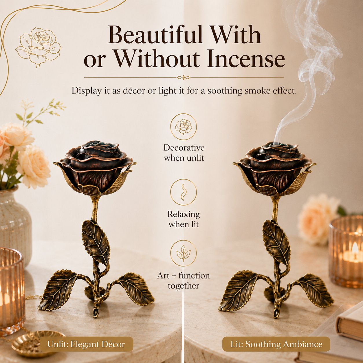 hot-sale-49-off-vintage-rose-incense-burner-1323