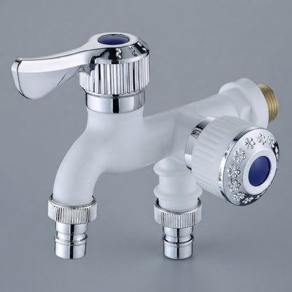 🚰Plastic Washing Machine Faucet with Dual Outlets – Freeze-Resistant and High-Temperature Resistant