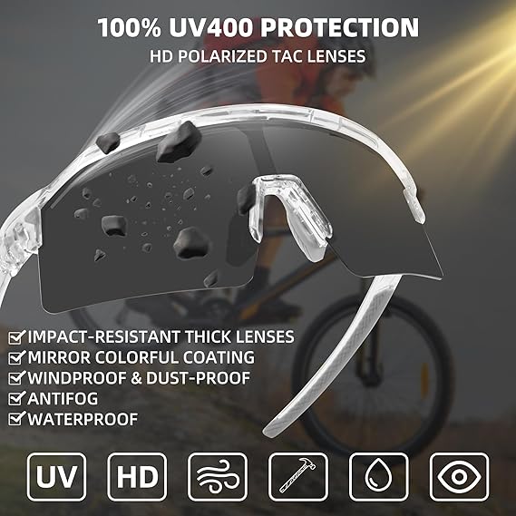 ✨UV-Protective Sunglasses for Hiking & Cycling