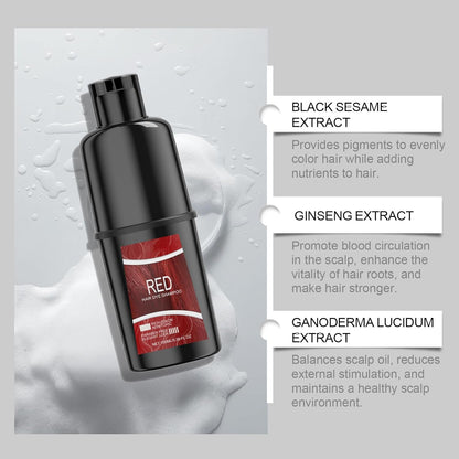Natural Herbal Hair Color Dye Shampoo (100ml) 🌿