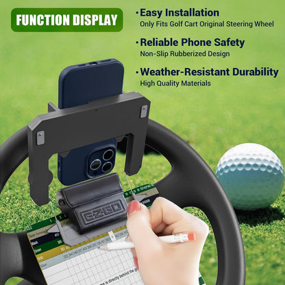 ⛳ Golf cart steering wheel phone holder