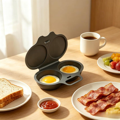 🍳Dual-cavity microwave egg cooker