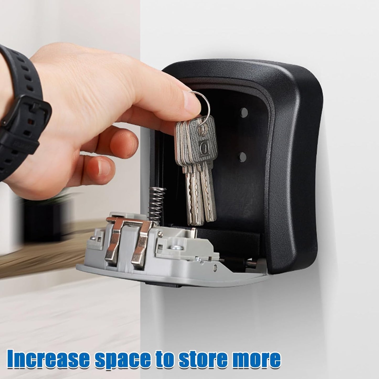 🔢Wall-Mounted 4-Digit Combination Key Safe Box