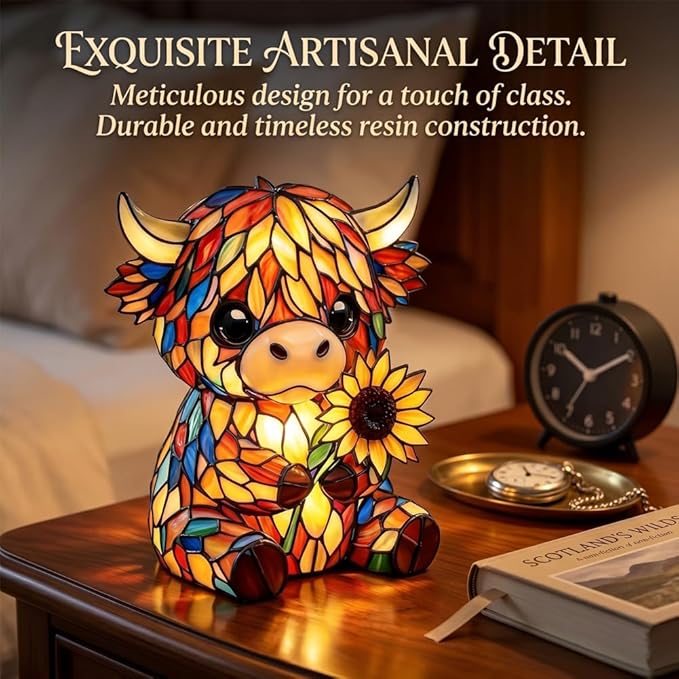 🐂Memorial Day 60% OFF-🌻Creative Highland Cow LED Night Light