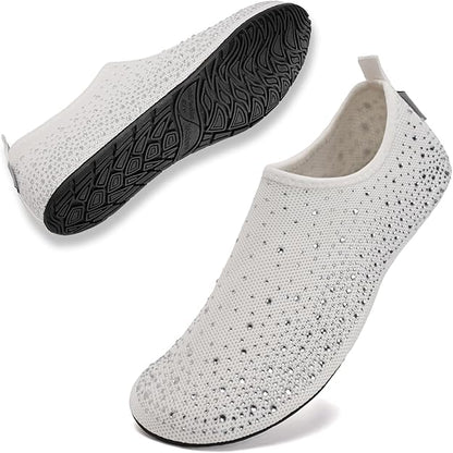 🔥 Women's Barefoot Aqua Socks: All-in-One for Beach, Swim, Yoga & Home